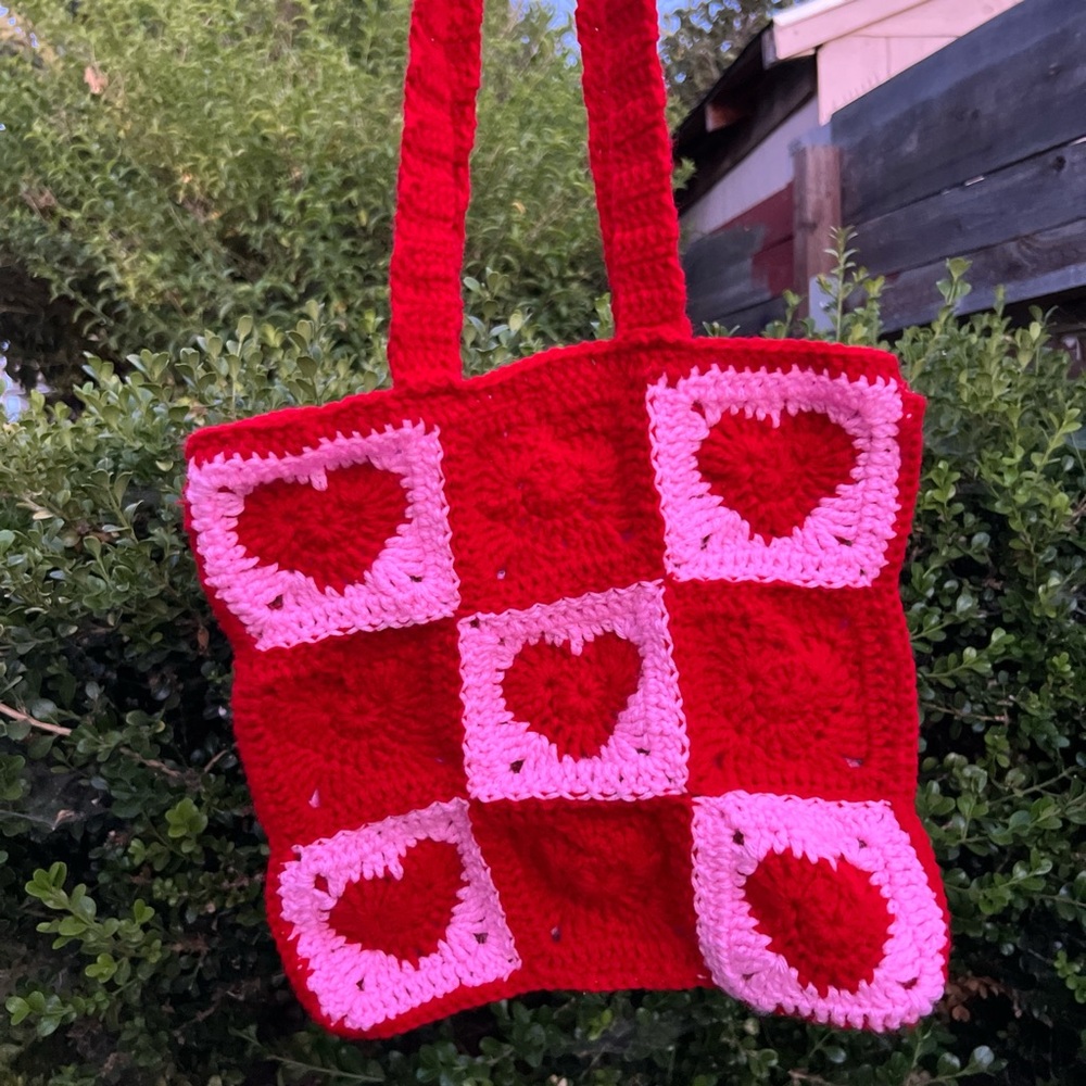 Handmade Crochet Large Tote Bag